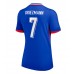 Maillot de foot France Antoine Griezmann #7 Domicile vêtements Femmes Europe 2024 Manches Courtes